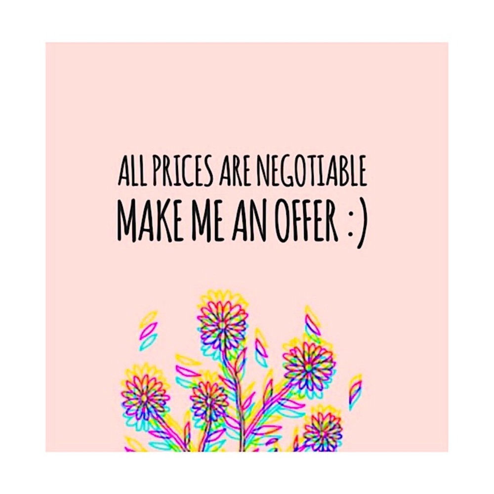 open to ALL OFFERS ☺️💫🎉